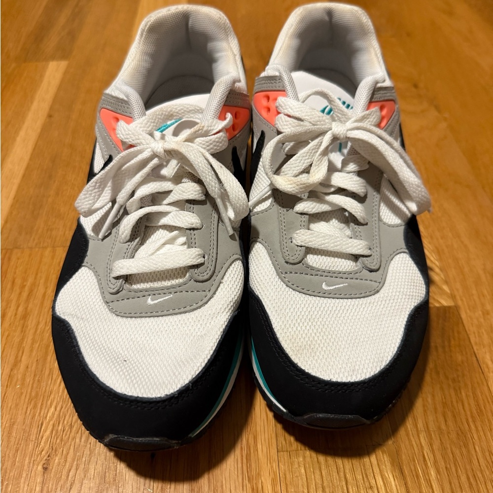 Nike Air Max Correlate - Black, White, and Gray with Coral Accents